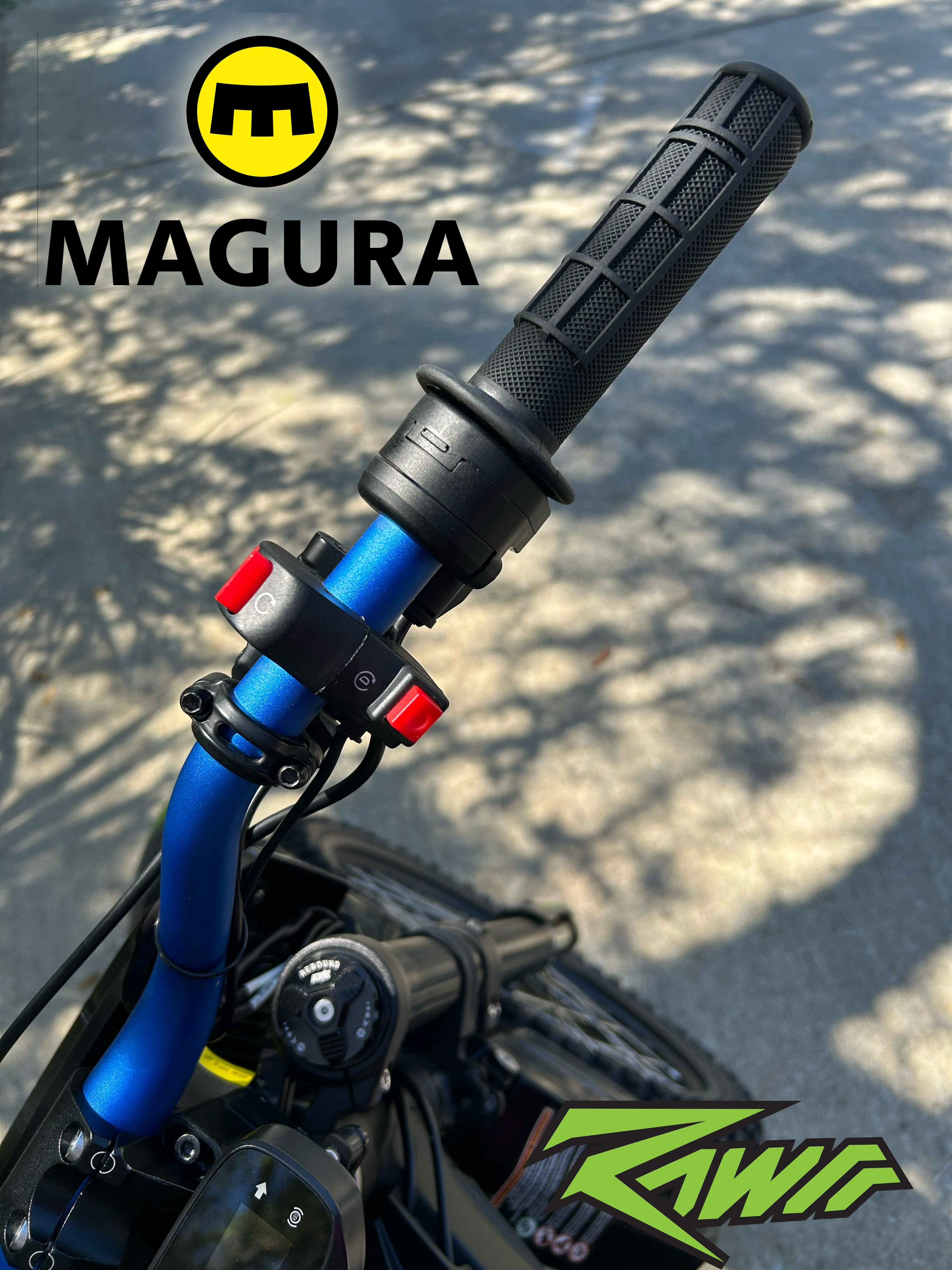 1/4 Turn Electronic Magura Throttle | DirtyBike | Rawrr Mantis X | Mantis Mini - Image 6