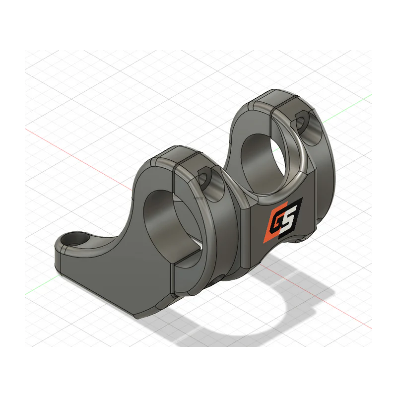 Direct Mount 2'' Rise Stem Gritshift 31.8mm CNC Black Talaria / Sur-Ron / E-Ride Pro - Image 4