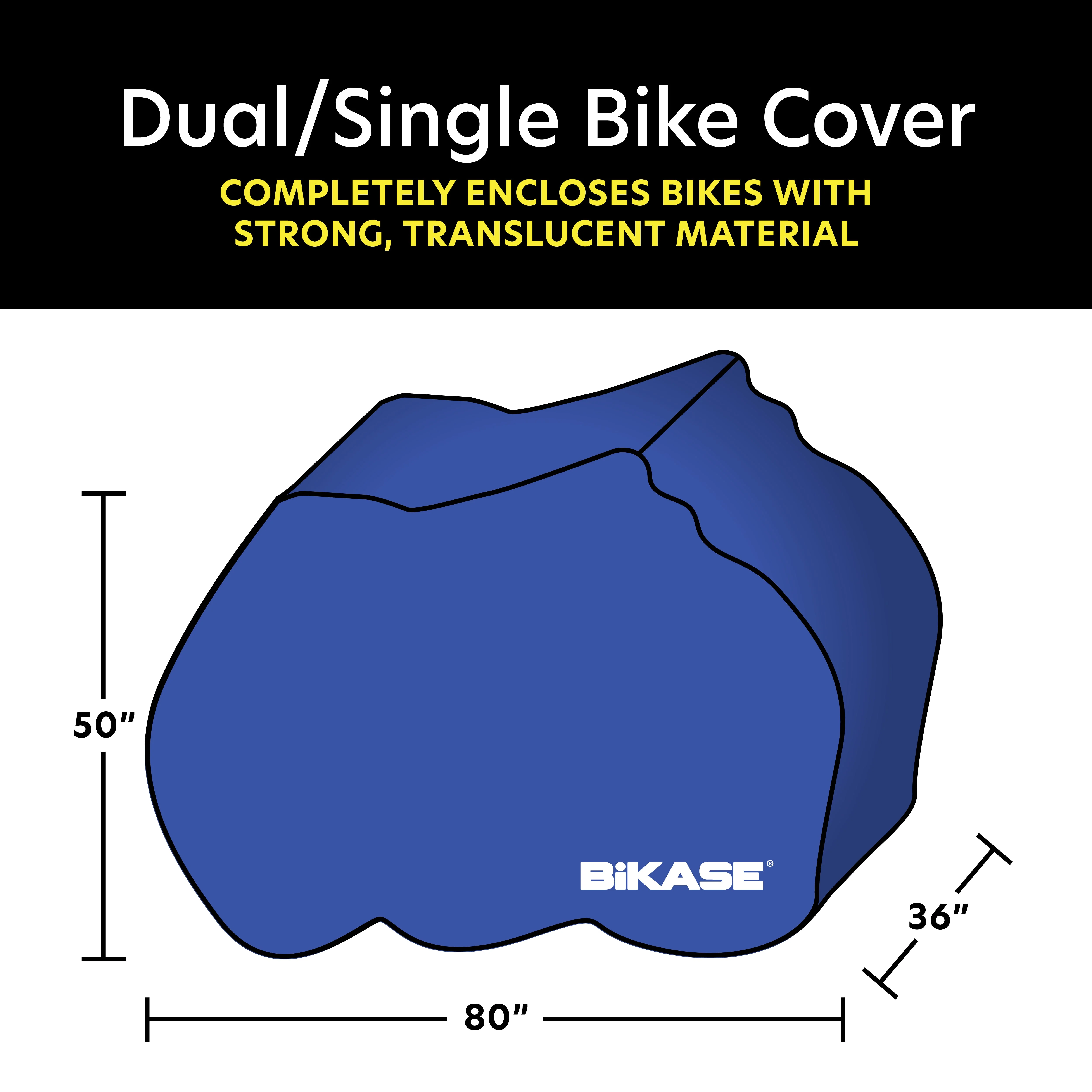 Dual or Single Ebike Cover Adjustable for 1 or 2 Bikes - Image 4