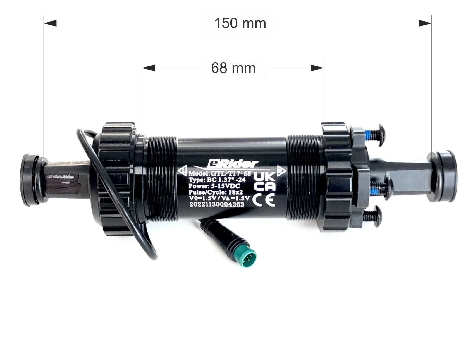 ERider-T17N Torque Sensor for 68mm BB Shells - Image 5