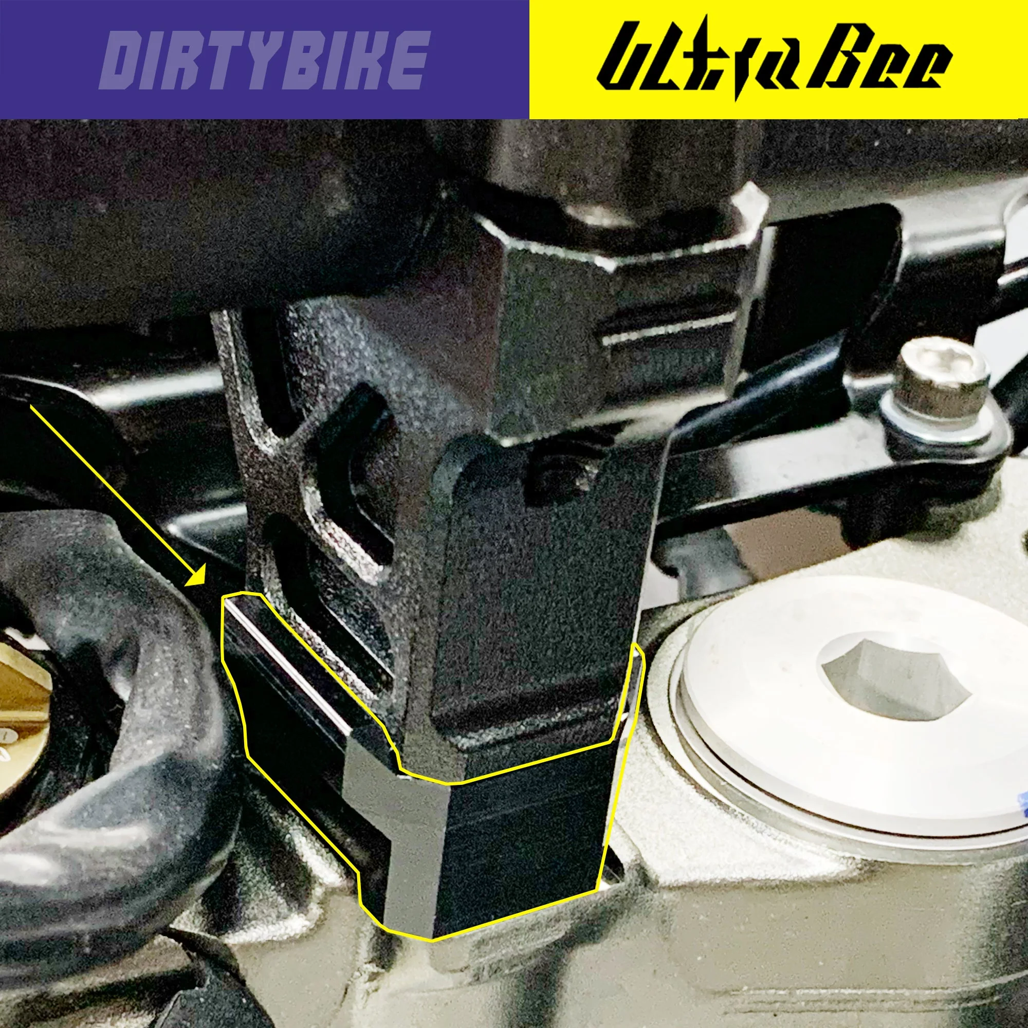 Handlebar Riser CNC Aluminum 15mm | Surron Ultra Bee - Image 4