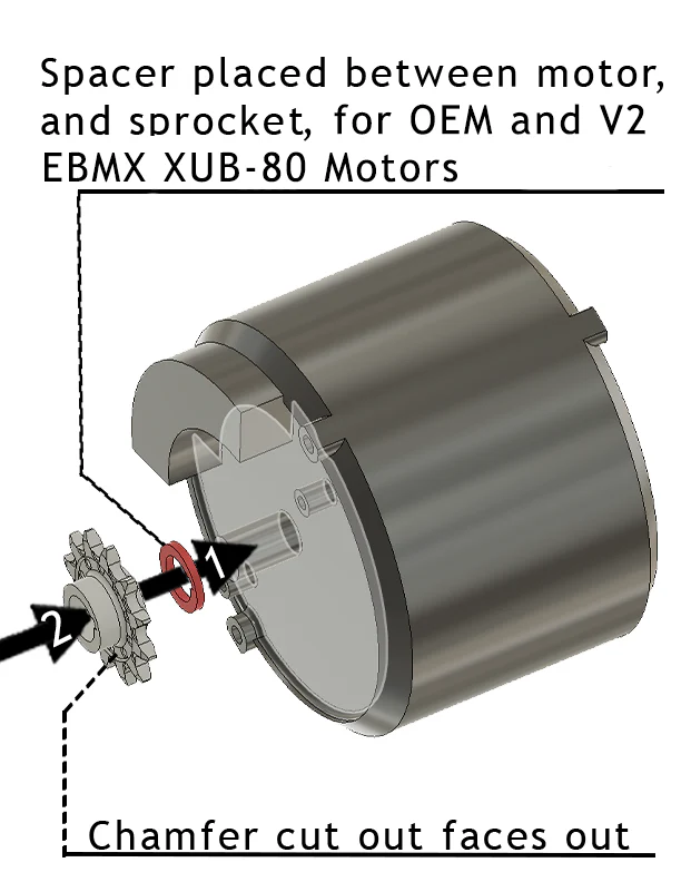 Heavy Hitter 520 Primary Drive Conversion OEM/EBMX Ultra Motors - Image 6
