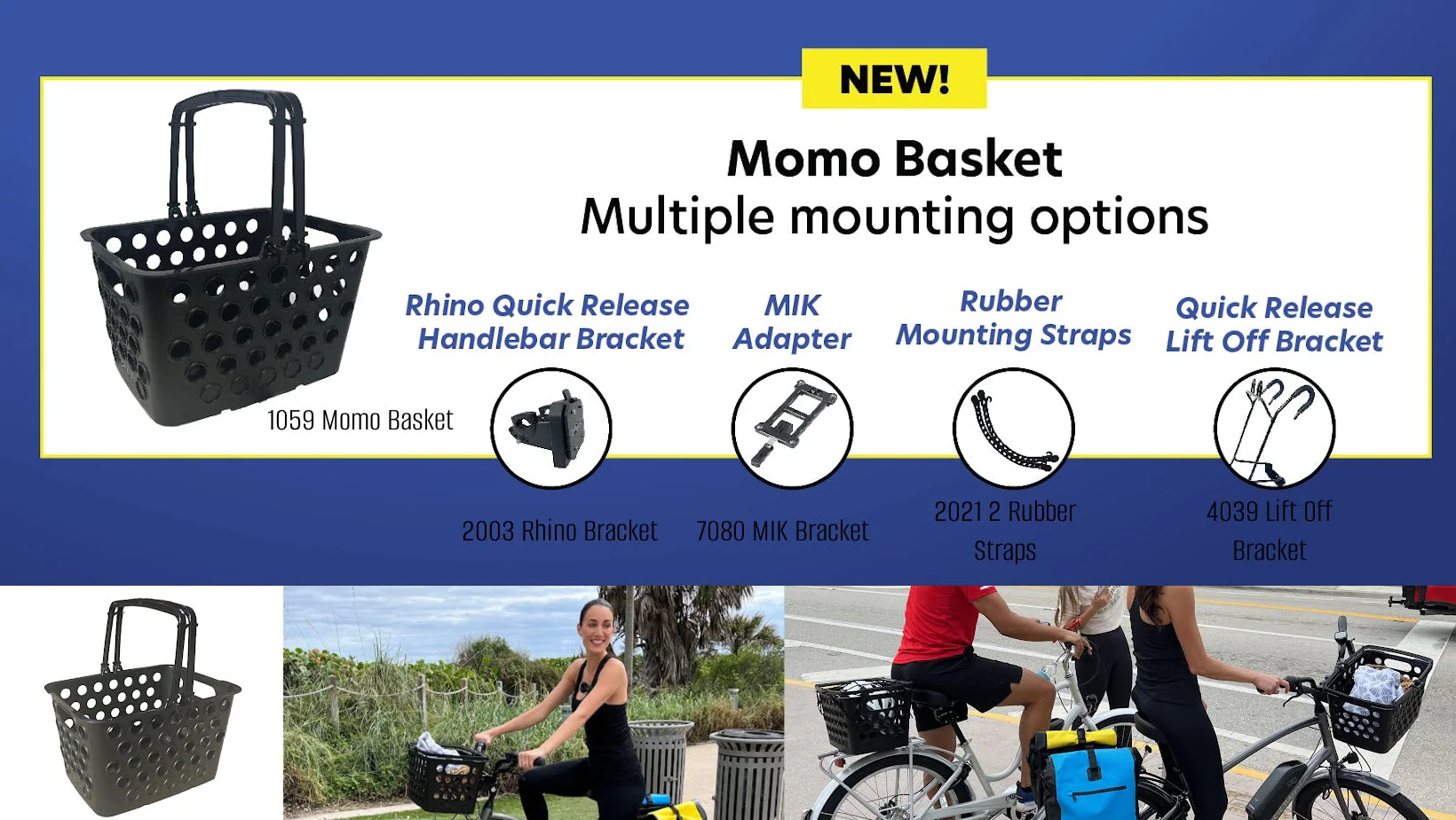 Momo Basket - Large Basket that mounts to any bike rack - Image 13