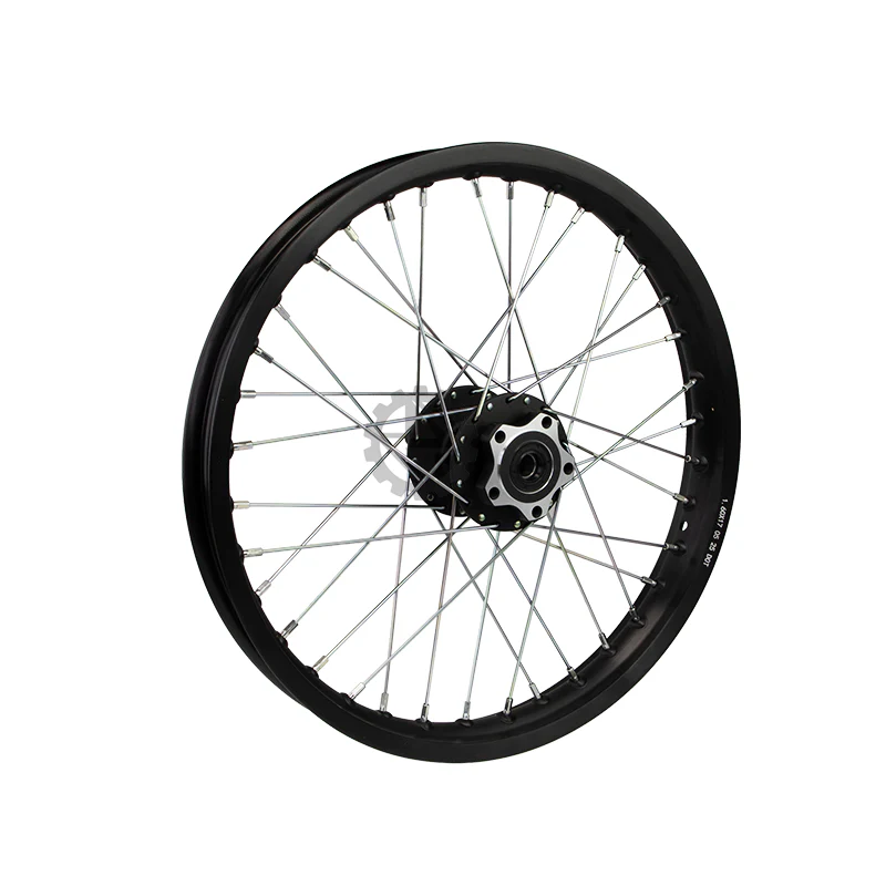 Rear Rim Assembly 17''x1.60'' Talaria X3 / XXX (Silver Spoke)